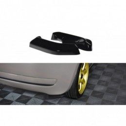 Maxton REAR SIDE SPLITTERS FIAT 500 HATCHBACK PREFACE Gloss Black, 500