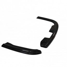 Maxton Rear Side Splitters Skoda Octavia RS Mk2 / Mk2 FL Sedan / Combi Gloss Black, Octavia II