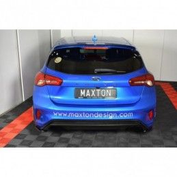 Maxton Rear Side Splitters V.1 Ford Focus ST-Line Gloss Black, Focus Mk4 / ST-Line