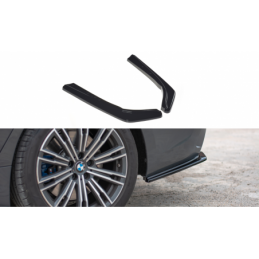 tuning REAR SIDE SPLITTERS for BMW 3 G20 M-pack Gloss Black