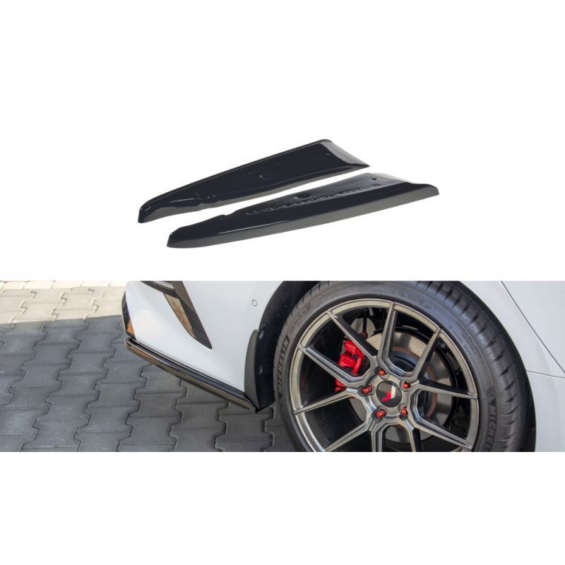 Maxton Rear Side Splitters Kia ProCeed GT Mk 3 Gloss Black, Kia