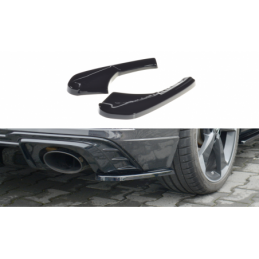 Maxton Rear Side Splitters Audi RS3 8V FL Sportback Gloss Black, A3/S3/RS3 8V