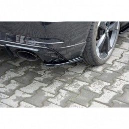 Maxton Rear Side Splitters Audi RS3 8V FL Sportback Gloss Black, A3/S3/RS3 8V