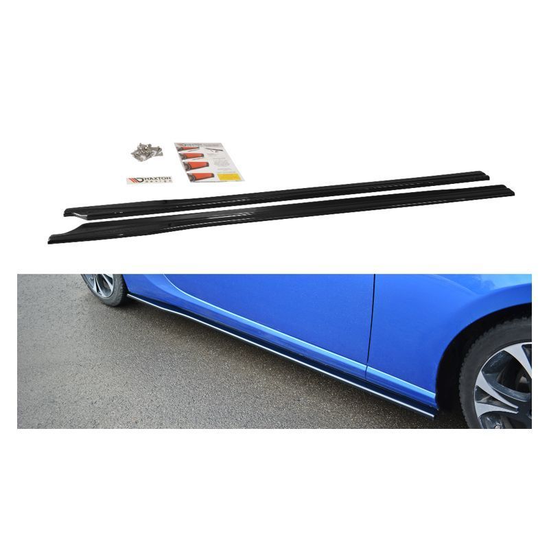 Maxton SIDE SKIRTS DIFFUSERS V.1 SUBARU BRZ/ TOYOTA GT86 FACELIFT Gloss Black, MAXTON DESIGN