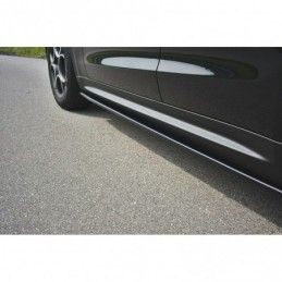 Maxton SIDE SKIRTS DIFFUSERS Alfa Romeo Stelvio Gloss Black, Stelvio