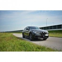 Maxton SIDE SKIRTS DIFFUSERS Alfa Romeo Stelvio Gloss Black, Stelvio