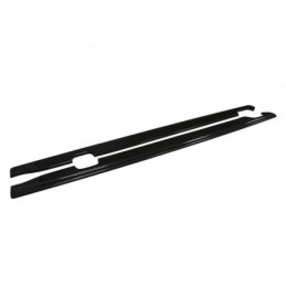 Maxton SIDE SKIRTS DIFFUSERS Audi A6 C7 S-line/ S6 C7 Facelift Gloss Black, A6/S6/RS6 4G C7 