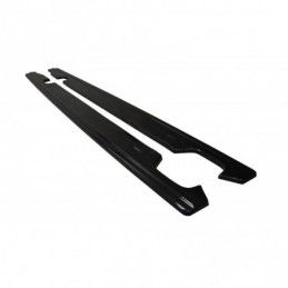 Maxton SIDE SKIRTS DIFFUSERS Audi A6 C7 S-line/ S6 C7 Facelift Gloss Black, A6/S6/RS6 4G C7 