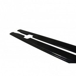 Maxton SIDE SKIRTS DIFFUSERS Audi A6 C7 S-line/ S6 C7 Facelift Gloss Black, A6/S6/RS6 4G C7 