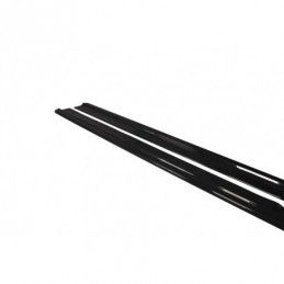 Maxton Side Skirts Diffusers Audi A8 D4 Gloss Black, A8/S8 D4