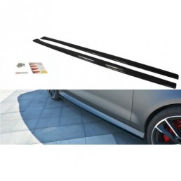 tuning Side Skirts Diffusers Audi RS7 C7 FL Gloss Black