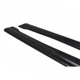 Maxton Side Skirts Diffusers Audi RS7 C7 FL Gloss Black, A7/ S7 / RS7 - C7