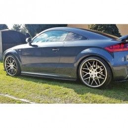 Maxton Side Skirts Diffusers Audi TT S / TT S-Line 8J Gloss Black, TT 8J