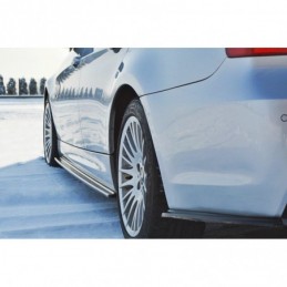 Maxton SIDE SKIRTS DIFFUSERS for BMW 3 E90/91 MPACK Gloss Black, Serie 3 E90/ E91