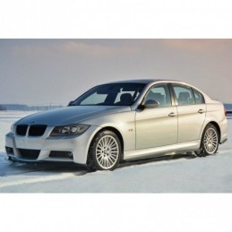 Maxton SIDE SKIRTS DIFFUSERS for BMW 3 E90/91 MPACK Gloss Black, Serie 3 E90/ E91