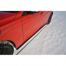 Maxton SIDE SKIRTS DIFFUSERS BMW 3 F30 Gloss Black, Serie 3 F30/ F31