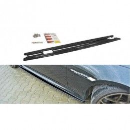 Maxton SIDE SKIRTS DIFFUSERS BMW M6 E63 Gloss Black, Serie 6 E63/ E64/ M6