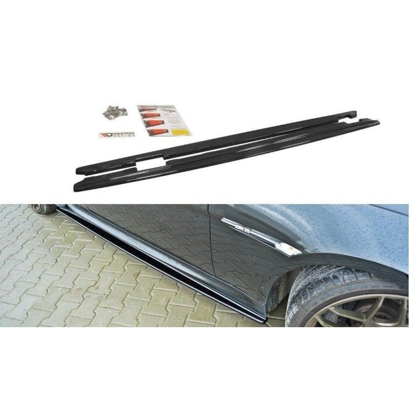 Maxton SIDE SKIRTS DIFFUSERS BMW M6 E63 Gloss Black, Serie 6 E63/ E64/ M6