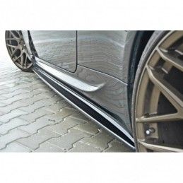 Maxton SIDE SKIRTS DIFFUSERS BMW M6 E63 Gloss Black, Serie 6 E63/ E64/ M6