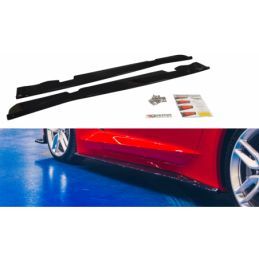 Maxton SIDE SKIRTS DIFFUSERS CHEVROLET CORVETTE C7 Gloss Black, Chevrolet