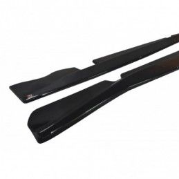 Maxton SIDE SKIRTS DIFFUSERS CHEVROLET CORVETTE C7 Gloss Black, Chevrolet