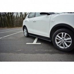 Maxton SIDE SKIRTS DIFFUSERS SSANGYONG TIVOLI Gloss Black, SSANGYONG