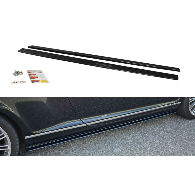 Maxton SIDE SKIRTS DIFFUSERS BENTLEY CONTINENTAL GT Gloss Black, Bentley