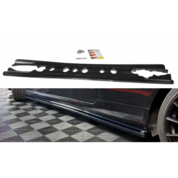 Maxton Side Skirts Diffusers Mercedes-Benz E-Class W207 Coupe AMG-Line Gloss Black, W207
