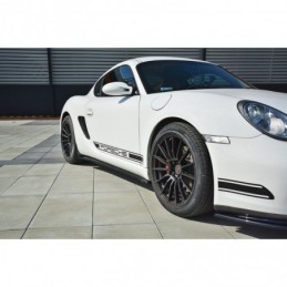tuning SIDE SKIRTS DIFFUSERS PORSCHE CAYMAN S 987C Gloss Black