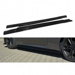 Maxton SIDE SKIRTS DIFFUSERS HYUNDAI GENESIS COUPÉ MK.1 Gloss Black, Hyundai