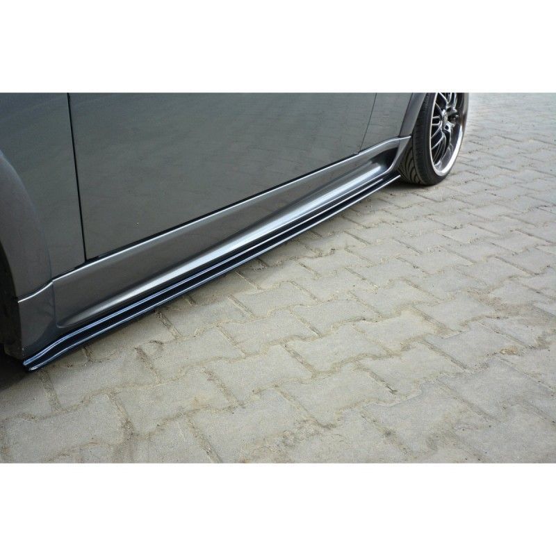 Maxton SIDE SKIRTS DIFFUSERS MINI R53 COOPER S JCW Gloss Black, Mini