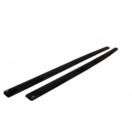 Maxton Side Skirts Diffusers Audi RS5 F5 Coupe Gloss Black, A5 F5