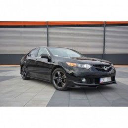 Maxton SIDE SKIRTS DIFFUSERS HONDA ACCORD MK8. (CU-SERIES) PREFACE SEDAN Gloss Black, ACCORD