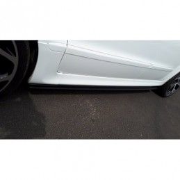 Maxton Side Skirts Diffusers Ford S-Max Titanium Mk1 FL Gloss Black, S-Max