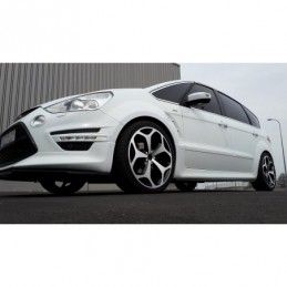 Maxton Side Skirts Diffusers Ford S-Max Titanium Mk1 FL Gloss Black, S-Max