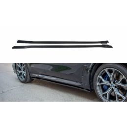 Maxton Side skirts Diffusers for BMW X5 G05 M-pack Gloss Black, X5 G05