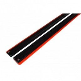 Maxton SIDE SKIRTS DIFFUSERS V.2 SUBARU BRZ/ TOYOTA GT86 FACELIFT Gloss Black + Red, MAXTON DESIGN