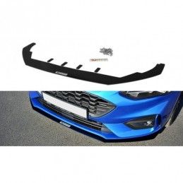 Maxton Racing Front Splitter Ford Focus ST / ST-Line Mk4 Gloss Black, Focus Mk4 / ST-Line