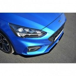 Maxton Racing Front Splitter Ford Focus ST / ST-Line Mk4 Gloss Black, Focus Mk4 / ST-Line