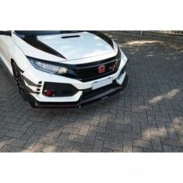 Maxton FRONT RACING SPLITTER V.1 HONDA CIVIC X TYPE R , CIVIC