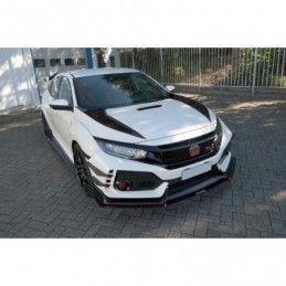 Maxton FRONT RACING SPLITTER V.1 HONDA CIVIC X TYPE R , CIVIC