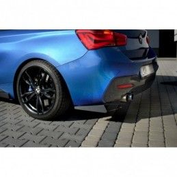 Maxton REAR SIDE SPLITTERS BMW 1 F20/F21 M-Power FACELIFT , Serie 1 F20/ F21