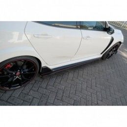 Maxton RACING SIDE SKIRTS DIFFUSERS HONDA CIVIC X TYPE R , CIVIC