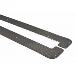 Maxton Racing Side Skirts Diffusers Ford Mustang GT Mk6 Carbon, Mustang