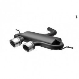 Maxton VOLKSWAGEN GOLF VI, GOLF V R32, SCIROCCO 3 SPORTS EXHAUST MUFFLER EXHAUST 3, Scirocco