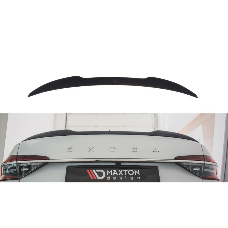 Maxton Spoiler Cap V.2 Skoda Superb Mk3 / Mk3 FL Hatchback Gloss Black, Superb