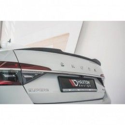 Maxton Spoiler Cap V.2 Skoda Superb Mk3 / Mk3 FL Hatchback Gloss Black, Superb