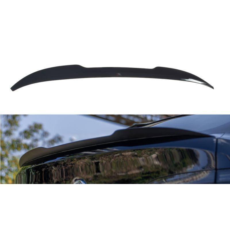 Maxton Spoiler Extension V.1 for BMW X4 M-Pack G02 Gloss Black, X4 G02