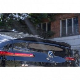 Maxton Spoiler Extension V.1 for BMW X4 M-Pack G02 Gloss Black, X4 G02