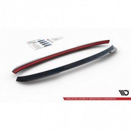 Maxton Spoiler Cap Seat Leon Mk3 Cupra ST Facelift Gloss Black, Leon Mk3 / Facelift Cupra